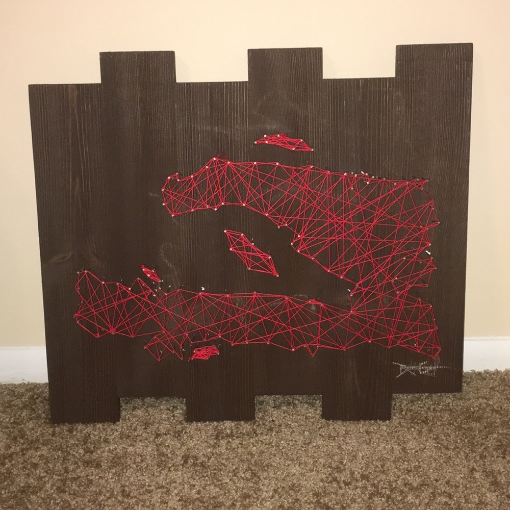 Wooded String Art
